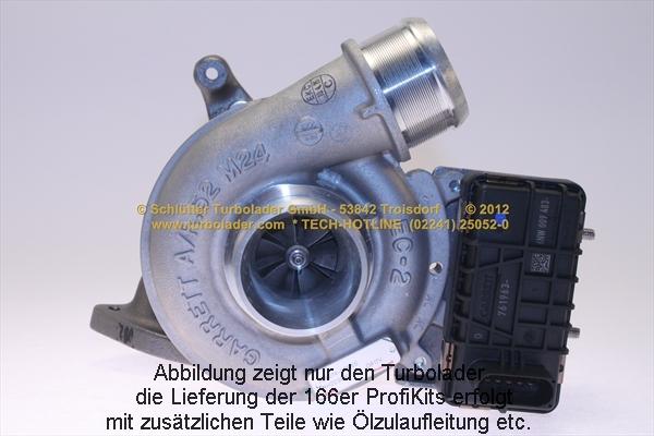 Schlütter Turbolader 166-00860 - Компресор, наддув autocars.com.ua