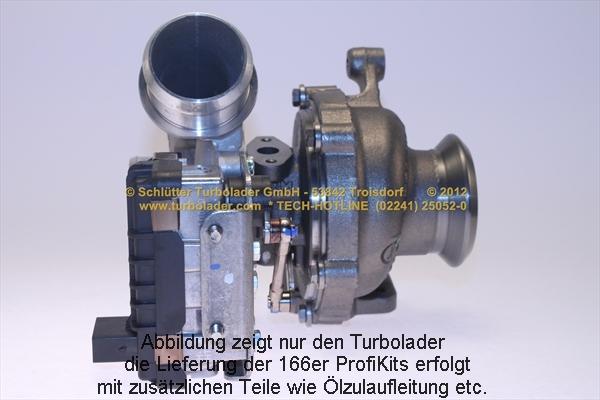 Schlütter Turbolader 166-00860EOL - Компресор, наддув autocars.com.ua