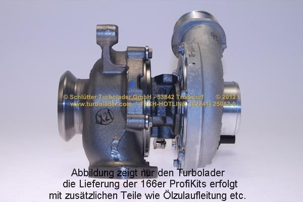 Schlütter Turbolader 166-00860EOL - Компресор, наддув autocars.com.ua