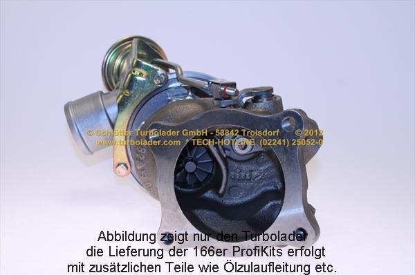 Schlütter Turbolader 166-00900 - Компресор, наддув autocars.com.ua