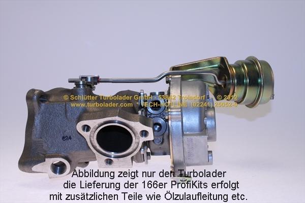 Schlütter Turbolader 166-00900 - Компресор, наддув autocars.com.ua