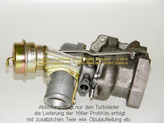 Schlütter Turbolader 166-00910 - Компресор, наддув autocars.com.ua