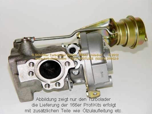 Schlütter Turbolader 166-00910 - Компресор, наддув autocars.com.ua