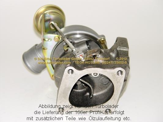 Schlütter Turbolader 166-00910 - Компресор, наддув autocars.com.ua