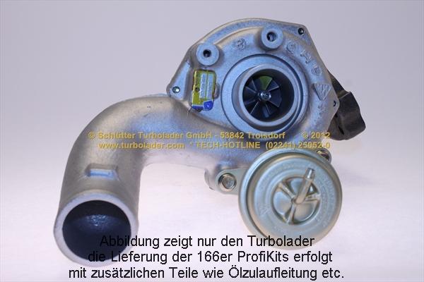 Schlütter Turbolader 166-00915 - Компресор, наддув autocars.com.ua