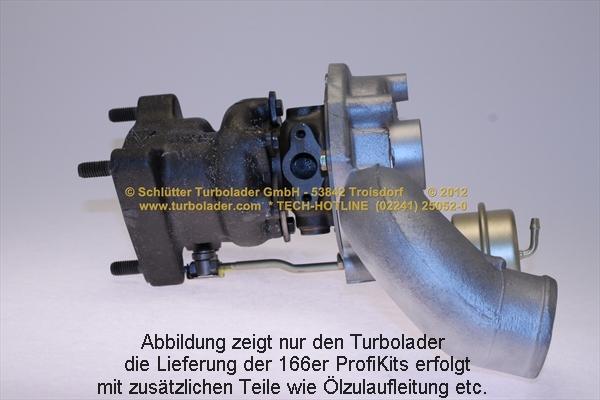 Schlütter Turbolader 166-00915 - Компресор, наддув autocars.com.ua