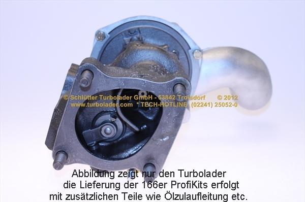 Schlütter Turbolader 166-00915 - Компресор, наддув autocars.com.ua