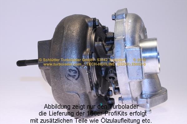 Schlütter Turbolader 166-00930 - Компресор, наддув autocars.com.ua