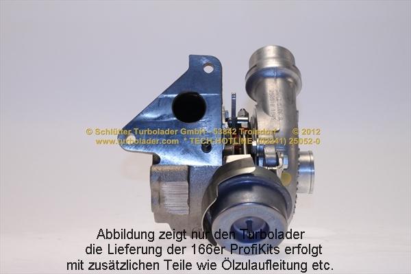 Schlütter Turbolader 166-00955 - Турбина, компрессор autodnr.net