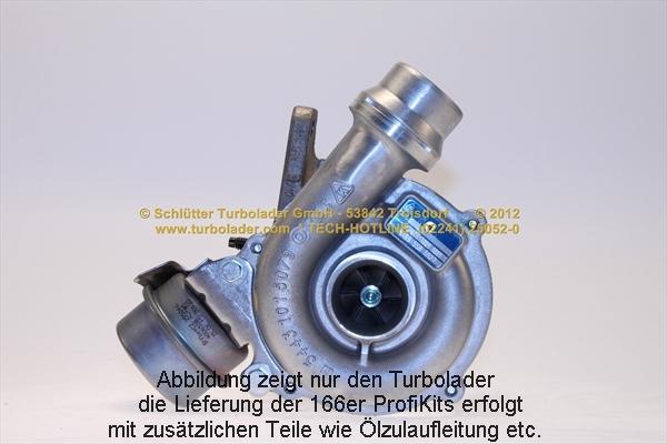 Schlütter Turbolader 166-00955 - Компресор, наддув autocars.com.ua