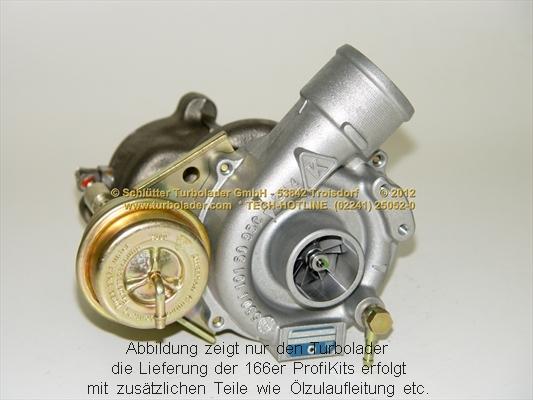 Schlütter Turbolader 166-01010 - Компресор, наддув autocars.com.ua