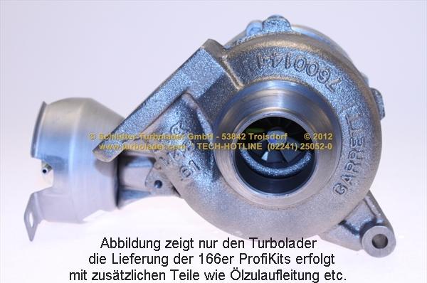 Schlütter Turbolader 166-01035 - Турбина, компрессор autodnr.net