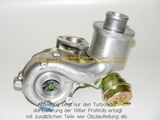 Schlütter Turbolader 166-01040 - Турбина, компрессор autodnr.net