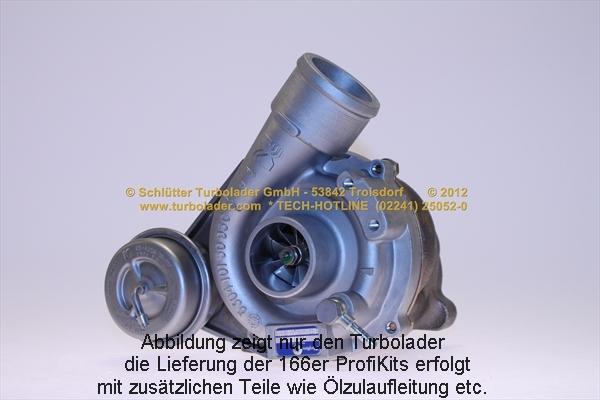 Schlütter Turbolader 166-01060 - Турбина, компрессор autodnr.net