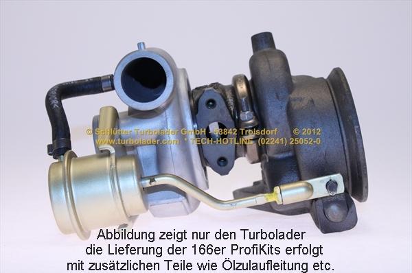 Schlütter Turbolader 166-01085EOL - Турбина, компрессор autodnr.net