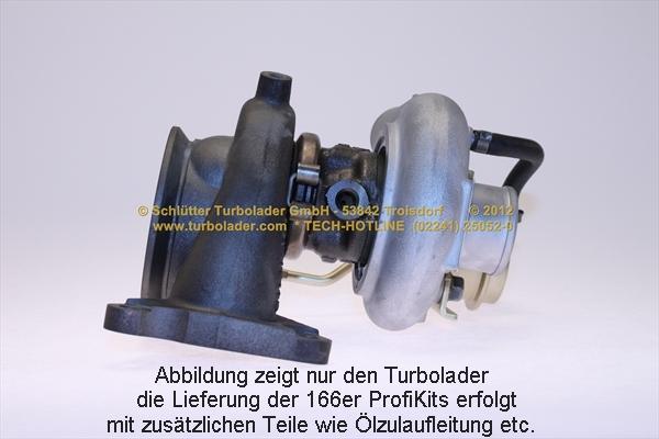 Schlütter Turbolader 166-01085EOL - Турбина, компрессор autodnr.net