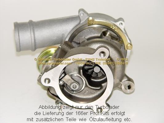 Schlütter Turbolader 166-01090 - Компресор, наддув autocars.com.ua