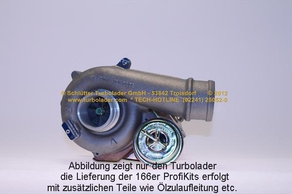 Schlütter Turbolader 166-01100 - Компресор, наддув autocars.com.ua