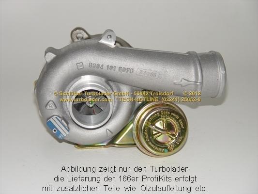 Schlütter Turbolader 166-01120 - Турбина, компрессор autodnr.net