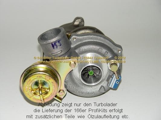 Schlütter Turbolader 166-01130 - Турбина, компрессор autodnr.net
