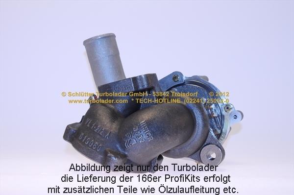 Schlütter Turbolader 166-06070 - Компресор, наддув autocars.com.ua