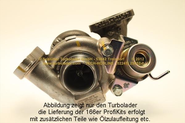 Schlütter Turbolader 166-01680EOL - Компресор, наддув autocars.com.ua