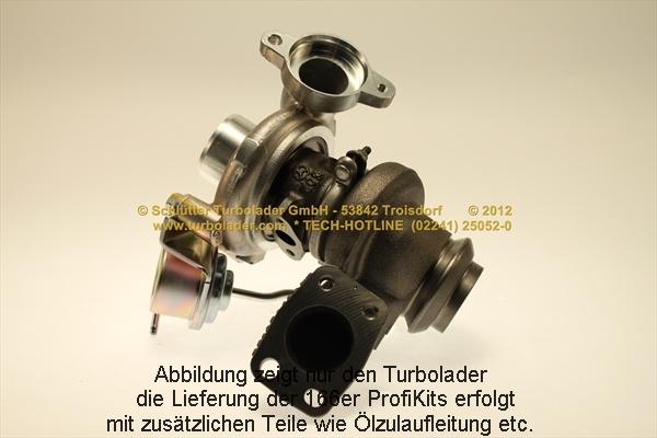 Schlütter Turbolader 166-01680 - Компресор, наддув autocars.com.ua