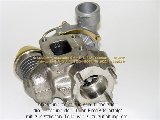 Schlütter Turbolader 166-02170 - Компресор, наддув autocars.com.ua