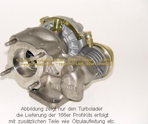 Schlütter Turbolader 166-02170 - Компресор, наддув autocars.com.ua