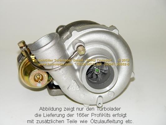 Schlütter Turbolader 166-02190 - Компресор, наддув autocars.com.ua