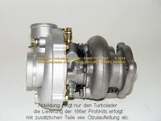 Schlütter Turbolader 166-02190 - Компресор, наддув autocars.com.ua