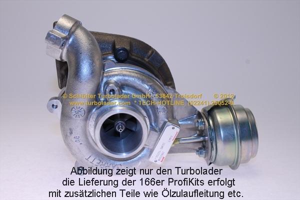 Schlütter Turbolader 166-02300 - Компресор, наддув autocars.com.ua