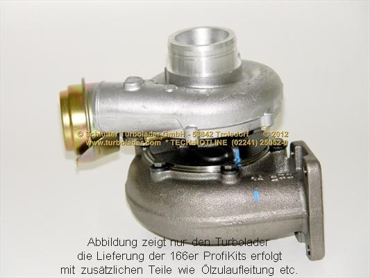 Schlütter Turbolader 166-02320 - Компресор, наддув autocars.com.ua