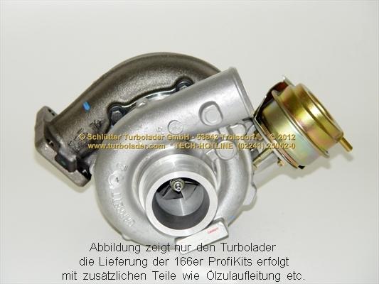 Schlütter Turbolader 166-02320 - Компресор, наддув autocars.com.ua