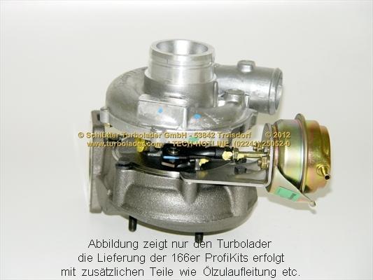 Schlütter Turbolader 166-02320 - Компресор, наддув autocars.com.ua