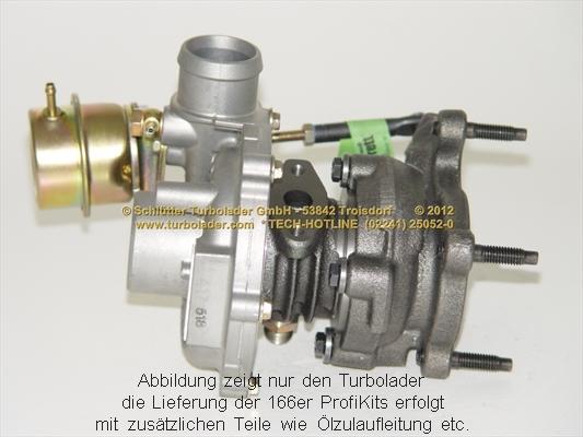 Schlütter Turbolader 166-02350 - Турбина, компрессор autodnr.net