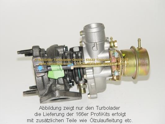 Schlütter Turbolader 166-02350 - Турбина, компрессор autodnr.net