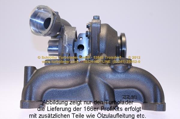 Schlütter Turbolader 166-02470 - Компресор, наддув autocars.com.ua