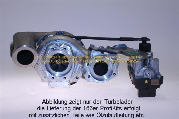 Schlütter Turbolader 166-02520 - Компресор, наддув autocars.com.ua