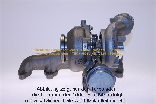 Schlütter Turbolader 166-02701 - Компресор, наддув autocars.com.ua