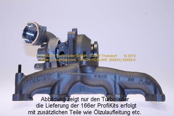 Schlütter Turbolader 166-02700 - Компресор, наддув autocars.com.ua