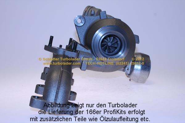 Schlütter Turbolader 166-02701 - Компресор, наддув autocars.com.ua