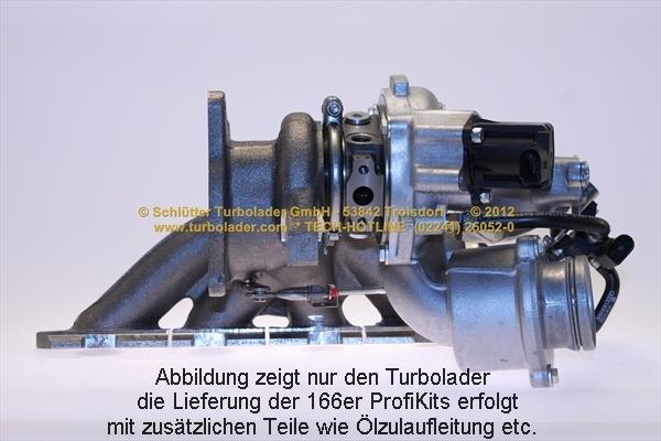 Schlütter Turbolader 166-02720 - Компресор, наддув autocars.com.ua