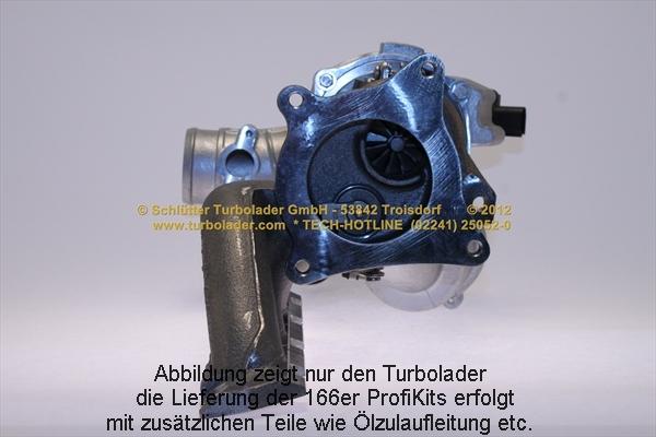 Schlütter Turbolader 166-02720 - Компресор, наддув autocars.com.ua