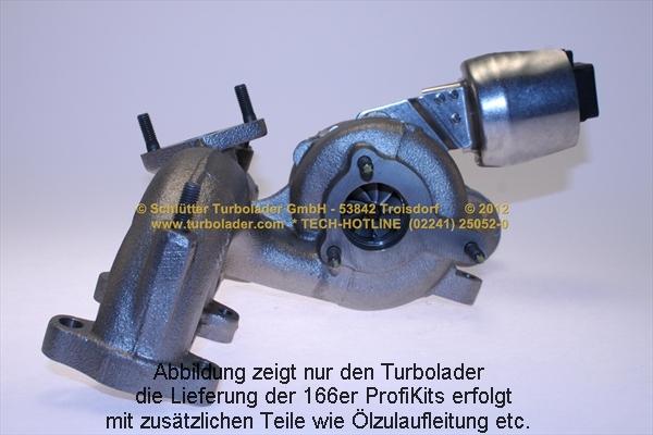 Schlütter Turbolader 166-02730 - Турбина, компрессор autodnr.net