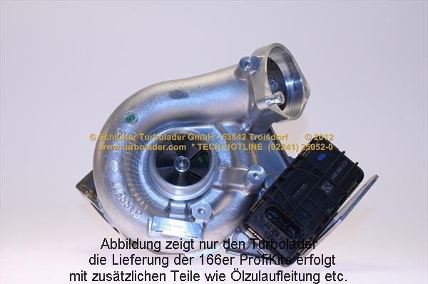 Schlütter Turbolader 166-03041 - Компресор, наддув autocars.com.ua