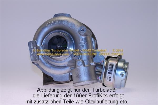 Schlütter Turbolader 166-03050 - Компресор, наддув autocars.com.ua