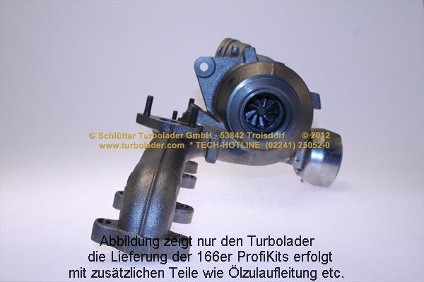 Schlütter Turbolader 166-04011 - Компресор, наддув autocars.com.ua