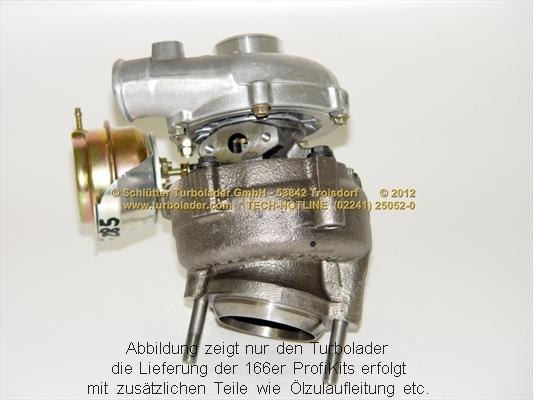 Schlütter Turbolader PRO-04025 - Компресор, наддув autocars.com.ua