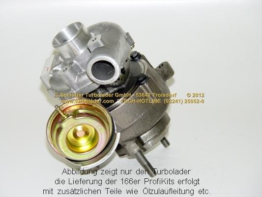 Schlütter Turbolader PRO-04025 - Компресор, наддув autocars.com.ua